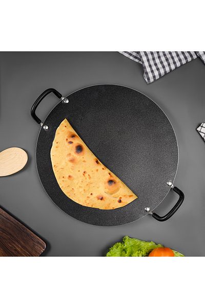 ROYALFORD Non-Stick Super Flat Tawa, 32 CM