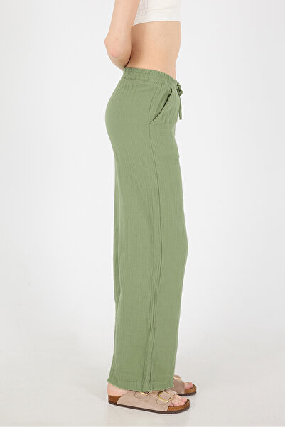 Addax Beli Lastikli Wide Leg Pantolon Pn13473-j8