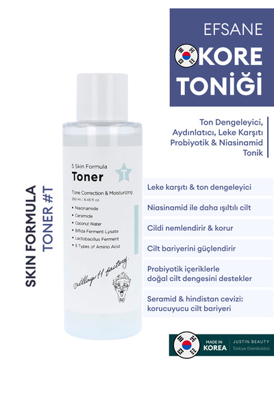 Village 11 Factory T Skin Formula Toner - Ton Dengeleyici, Aydınlatıcı Leke K...