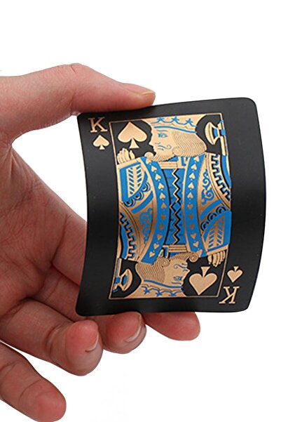 Weather Forecast Blue Gold Playing Card Plastic Waterproof Playing Card Gin953Sr