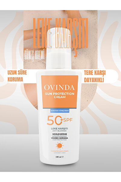 Ovinda Leke Ve Yaşlanma Karşıtı Yüksek Koruyucu Spf 50 Güneş Kremi 100 ml