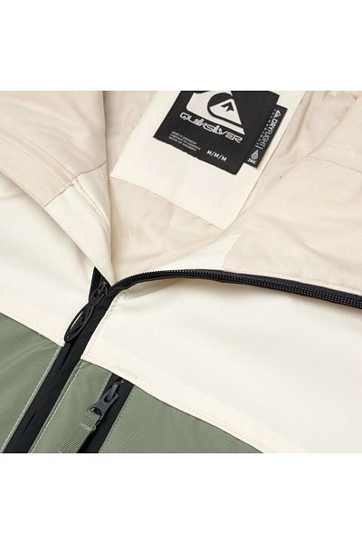 Quiksilver Men's Snowboard Jacket - Thrift Cream