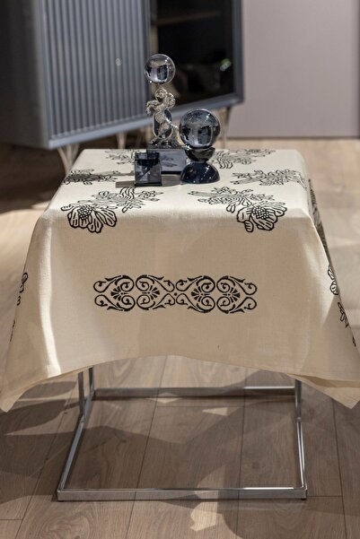 RH Rosehan 100% Organic Magnolia Hand Pressed Fiskos and Table Cloth 105X105 cm