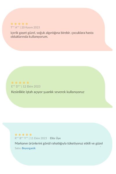 BEYORGANİK Organik Andız Özü 260gr (PESTİSİT VE AĞIR METAL ANALİZLİ)