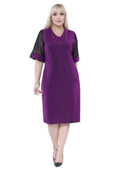 modayız Φόρεμα Λαμπερό Σικ Plus Size 20d-2304