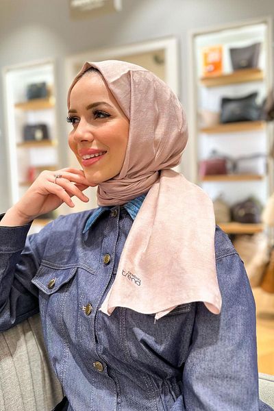 Armine Trend Lia Shawl - Βαμβακερό - ATS1LIA-2332 - Καφές με γάλα