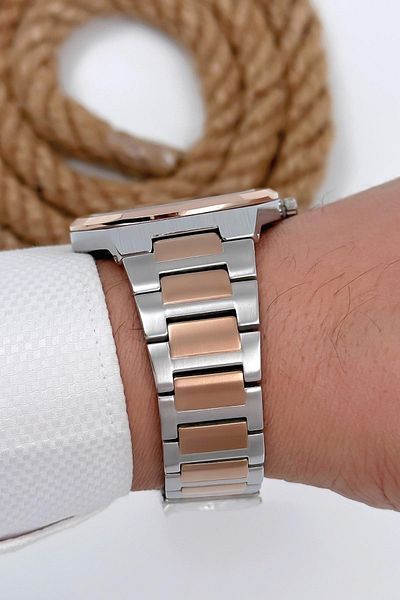 Bigotti Men's Wristwatch All Functions Active Silver-rose Gold Sdb004