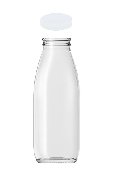 Afracam 500 ml Şeffaf Süt, Ayran, Su, Limonata, Meşrubat Şişesi 500 Cc Askılı...