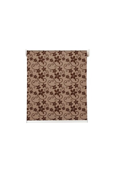 micasa ستارة رول معتمة بتصميم أنيق وبسيط مطبوع عليها نقشة أرابيسك، 180 × 150 سم