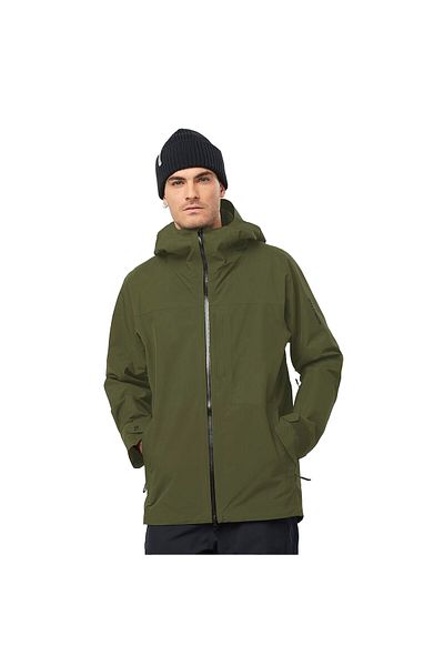 Salomon Charger Gtx 2L Men's Green Ski Jacket Men's Ski Jacket Lc2305200