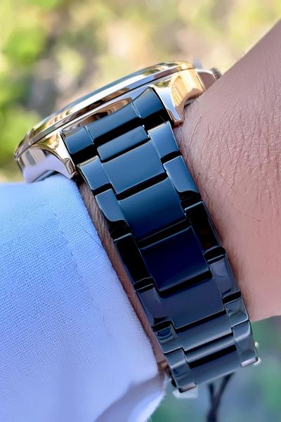 Ferrucci Men's Wristwatch with Calendar Steel Cord 3 Atm Water Resistant Bracelet Gift