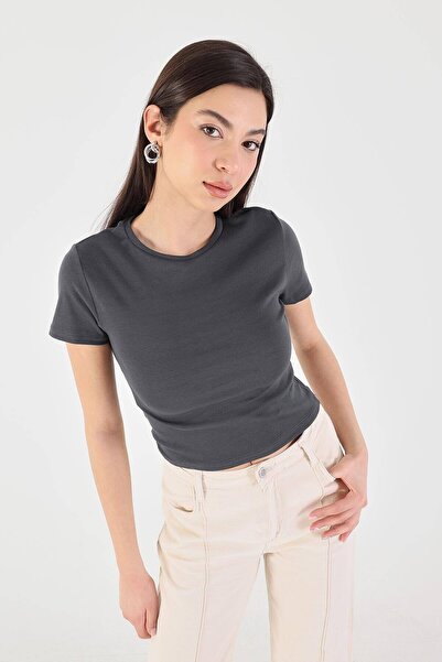 Addax T-shirt Crew Neck Basic P15686-T8