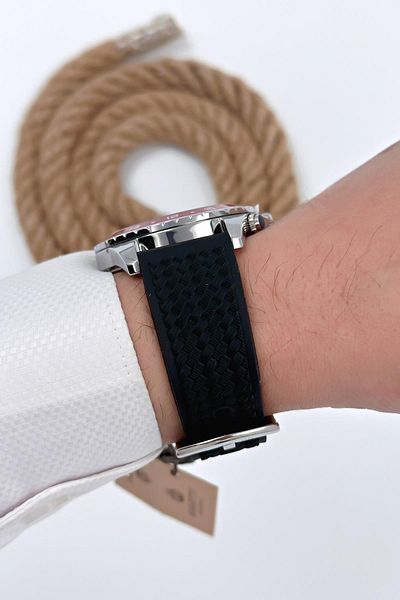 Bigotti Men's Wristwatch All Functions Active Black Silicone Cord Sdb009