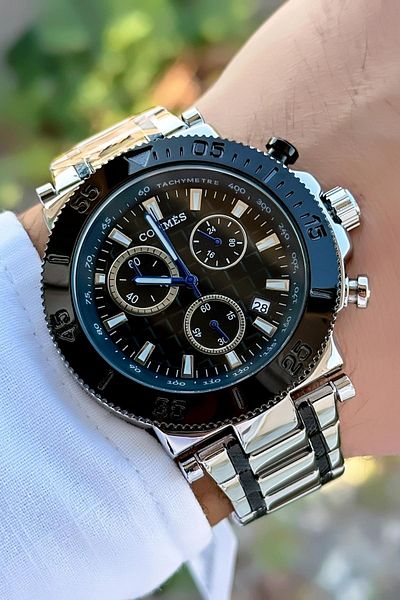 COMMES Men's Wristwatch Functions With Active Bracelet Gift