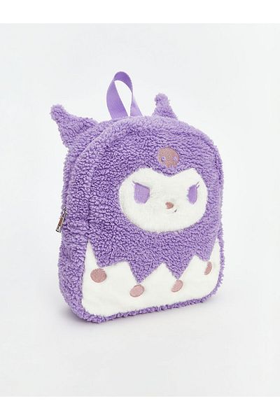LC Waikiki New Season Kuromi Printed Plush Girl's Backpack - W4Lu63Z4