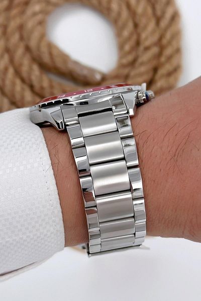 Bigotti Men's Wristwatch All Functions Active Silver-black-red Sdb003