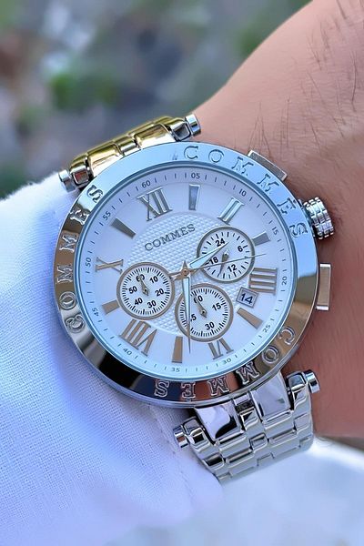 COMMES Men's Wristwatch Functions With Active Bracelet Gift