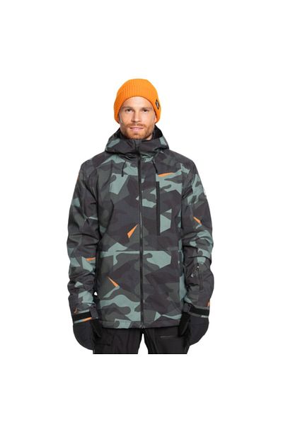 Quiksilver سترة التزلج على الجليد للرجال من Mission Printed Jk Eqytj03479
