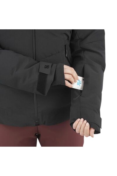 Salomon Alpenflow down Women's Black Ski Jacket Women's Ski Jacket Lc2331700