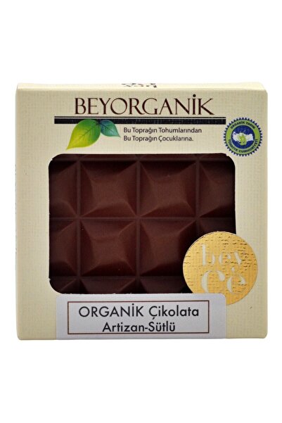 BEYORGANİK Organik Artizan  Çikolata  Sütlü 40gr
