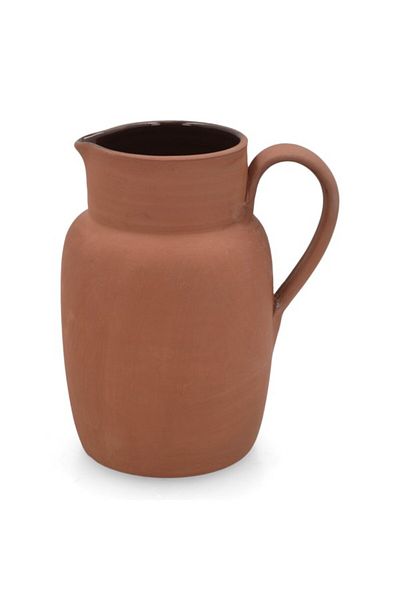 Graupera Contemporary Design Terracotta Jug with Ergonomic Handle 1 Liter