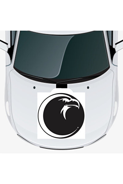 Allivo ملصق غطاء محرك السيارة من كارا كارتل عالي الجودة مقاس 45 × 45 سم