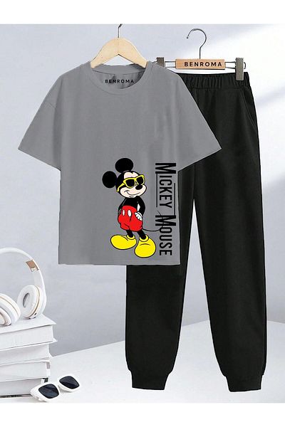 BENROMA Character Printed Children's Tracksuit Set