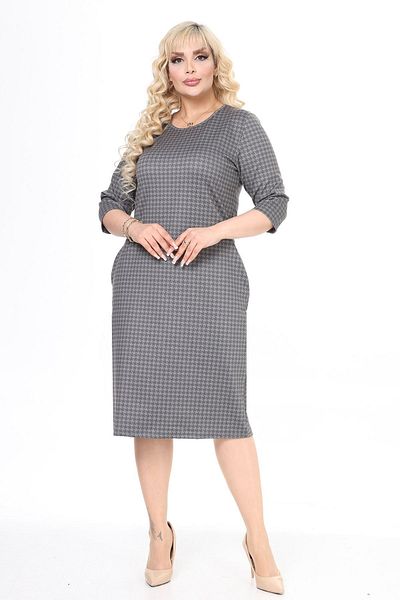 modayız Double Pocket Winter Plus Size Dress 6E-2477