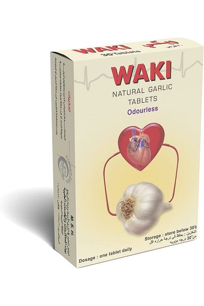 Eckhart Wiki Garlic Natural Concentrate Odorless - 30 Tablets