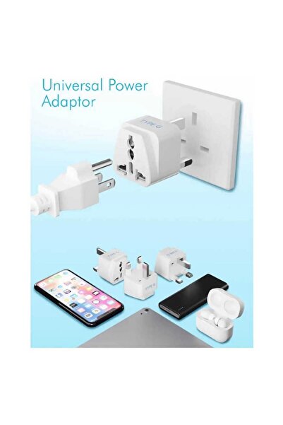 Derwell 3 Pinli US/UK/AU/DE/EU Fiş Adaptörü Abd Euro Avrupa Seyahat AC Güç Şarj Adaptörü Dönüştürücü Priz