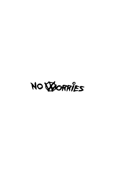 Generic Brand No Worries Wall Decor Sticker 40 X 8 cm