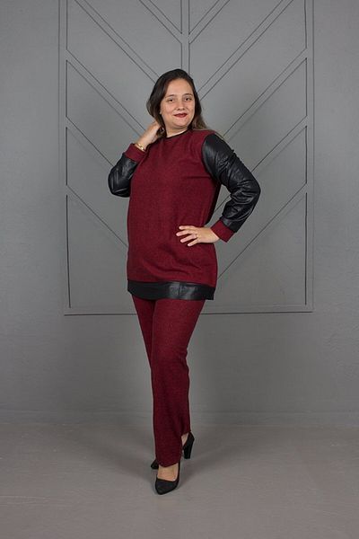 Truva XXL Plus Size Cotton Bottom Top Suit