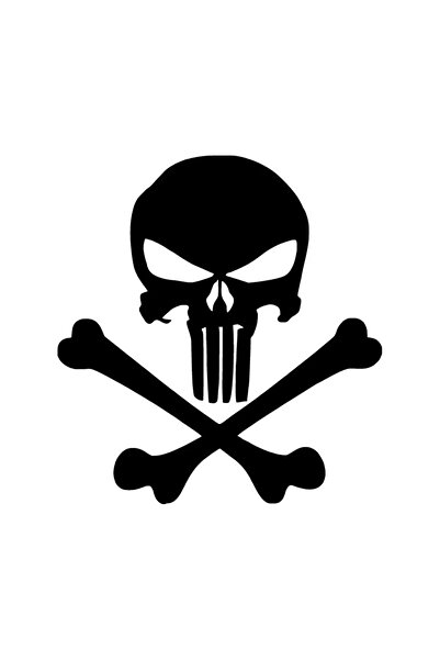 TUNCLNE ملصق بونيشر كيبلز - ملصق عالي الجودة متوافق مع السيارة والسيارة والكم...