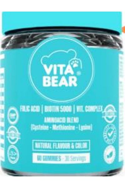 Vita Bear فيتامينات الشعر القوي 60 علكة
