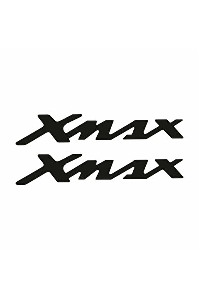 Generic Brand Xmax Text Motorcycle Sticker 2 Pieces 22 X 4 cm
