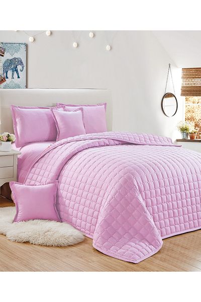 Generic Compressed Comforter Set Duble Size one color, 6 Pieces , King Size