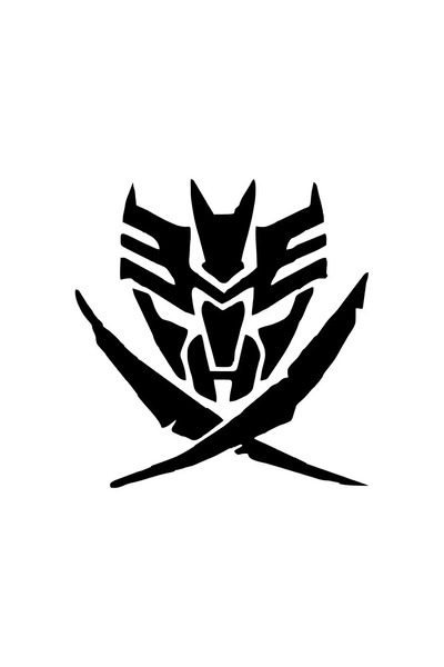 BİLGİMOLA ملصق ترانسفورمرز القبلي 10 × 10 سم