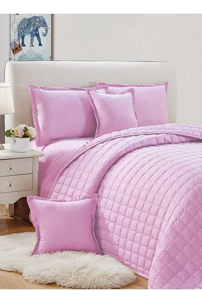 Generic Compressed  two-sided Comforter Set Duble Size Tow color, 6 Pieces, King Size