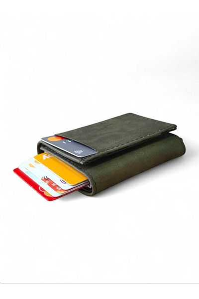 LEXA Πορτοφόλι Nubuck με Μηχανισμό RFID Protected Card Holder