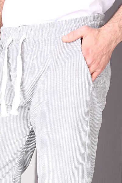 Delpino Kadife Baggy Bol Paça Pantolon