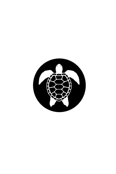 Generic Brand Turtle Design Wall Decor Sticker 40 X 40 cm