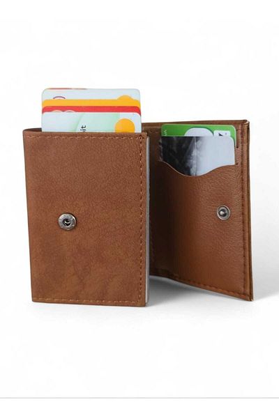 LEXA Πορτοφόλι Nubuck με Μηχανισμό RFID Protected Card Holder