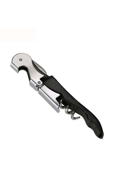 ABOOWE 33 cm Cocktail Stirring Spoon with Twisted Fork - Multifunctional Opener Corkscrew