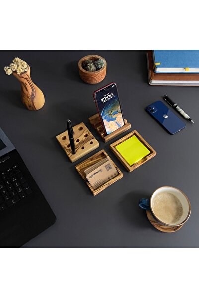 egedeneve Hector Wooden Desktop Set 4 Pieces