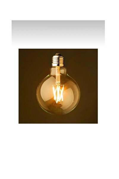 Edison 2 Adet  Style E27  40w  G95  Rustik  Glop Lamba  Dimmer Uyumlu