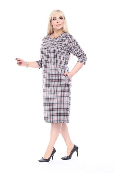 modayız Double Pocket Winter Plus Size Dress 25E-2492