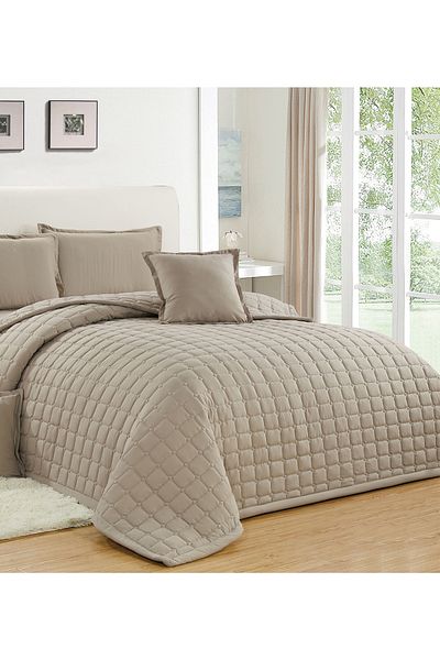 Generic Compressed Comforter Set Double Size one color, 6 Pieces, King Size