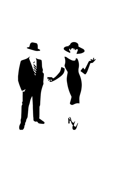 Generic Brand Modern Mr. Wc Wall Decor Sticker 40 X 44 cm