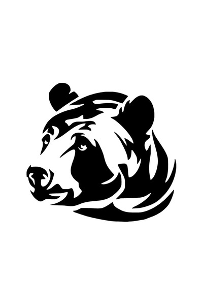 TeOraStore ملصق ديكور حائط على شكل دب حزين مقاس 40 × 36 سم