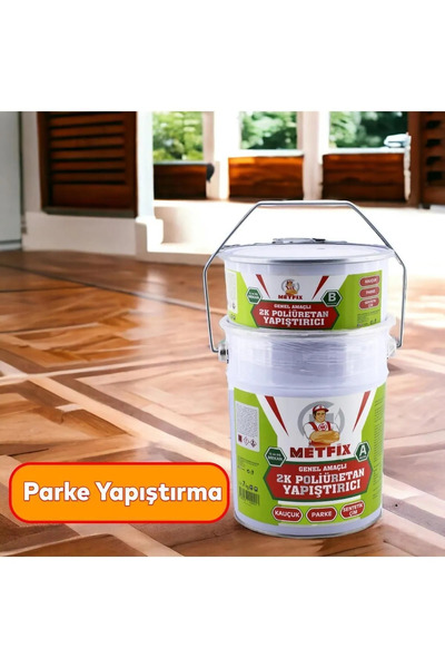 NUBLADO Metfix 2K Poliüretan Kompanent Mastik Genel Amaçlı Yapıştırıcı Yalıtım İç Dış Mekan Uygulama 6+1 Kg.